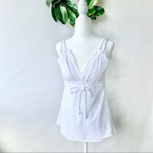 BCBGMaxAzria Rope Detail Tank Top